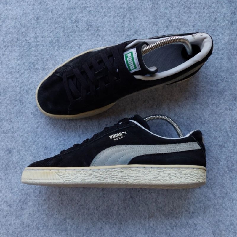 Sepatu Bekas Puma Suede Black White