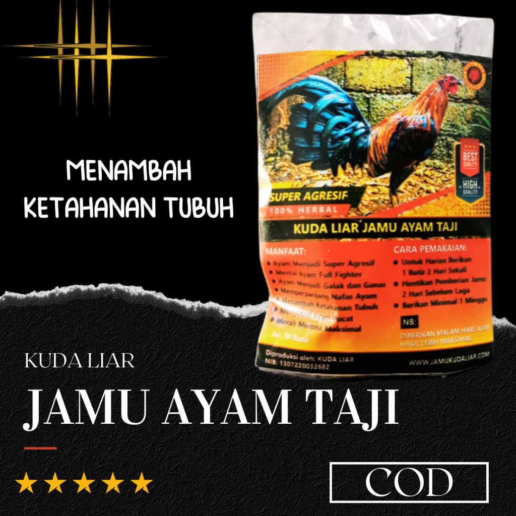 Jamu Ayam Taji meningkatkan Mental Ayam Full fighter,Super Agresif