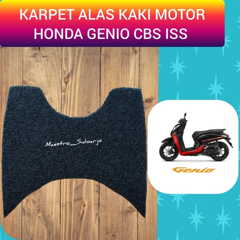 Karpet Alas Kaki Sepeda Motor Honda Genio CBS ISS Series Serabut