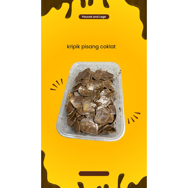 

Kripik Pisang Coklat Lumer