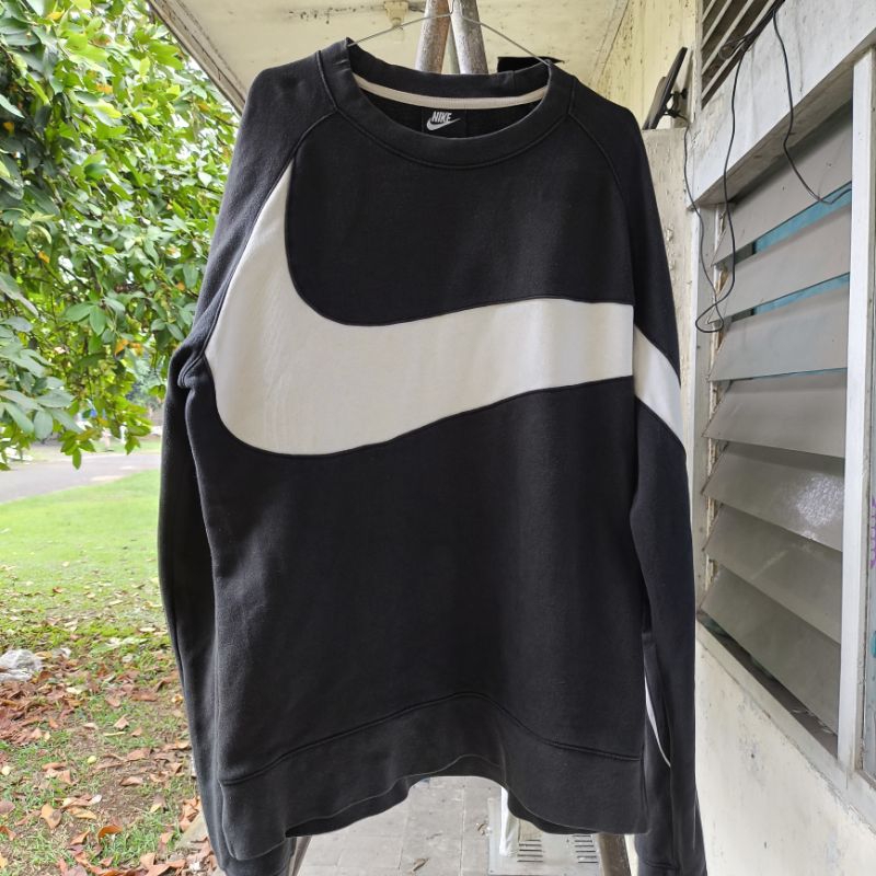 Crewneck Nike Big Swoosh Black