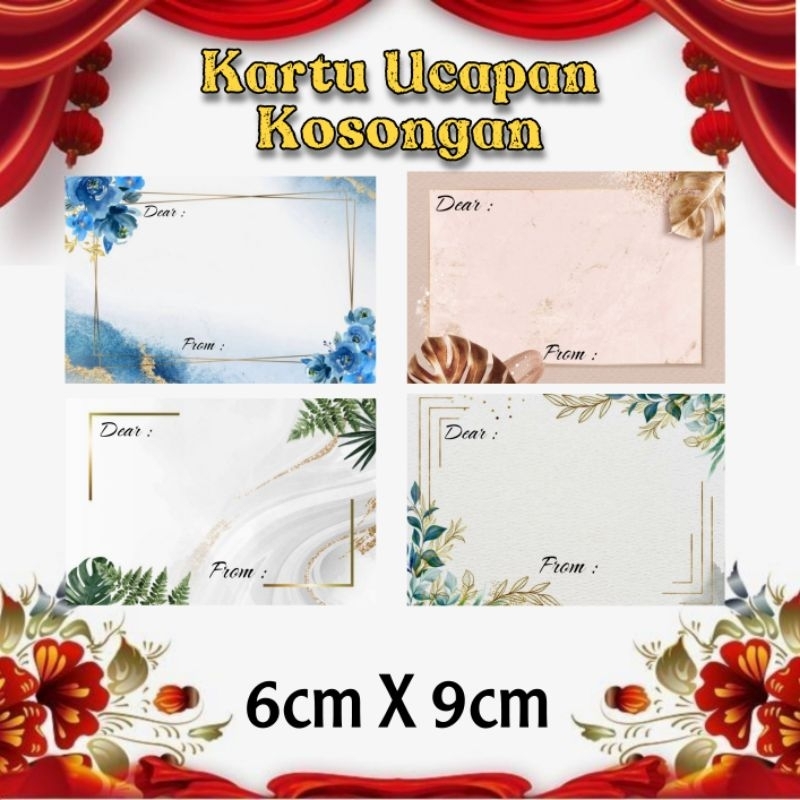 Kartu Ucapan Kosongan | Card Blank | Kartu Ucapan Aesthetic