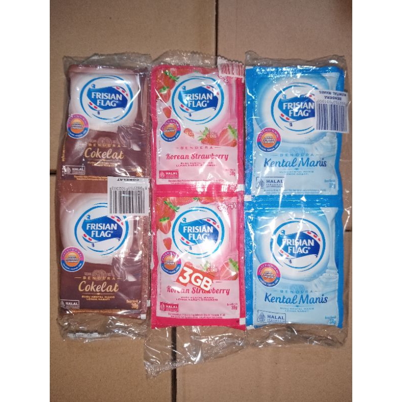 

Susu Bendera saset 6pcs