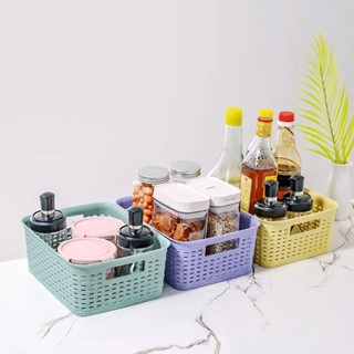 KONTAINER PLASTIK SERBAGUNA BASKET KERANJANG PENYIMPANAN STATIONARY BOX AKSESORIES