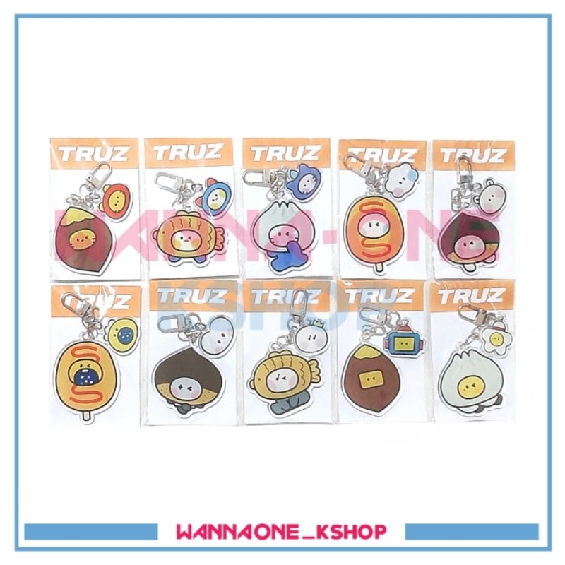 keychain treasure TRUZ mini minini Snack keyring gantungan kunci