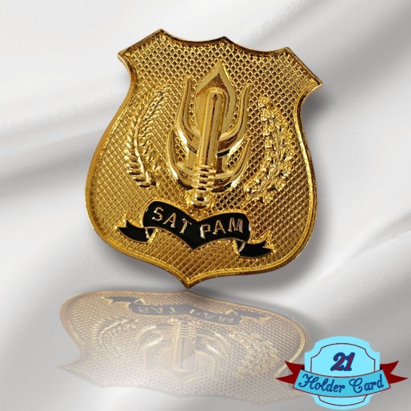 Pin Kewenangan Satpam Cor Gold
