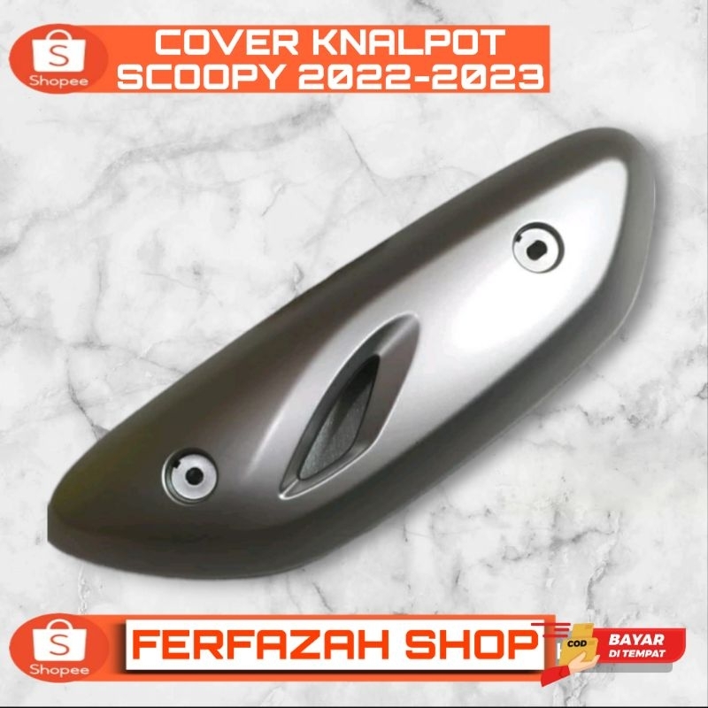 FERFAZAH SPAREPART SHOP|COVER KNALPOT SCOOPY 2021-2023|TUTUP KNALPOT SCOOPY 2021-2023|ORIGINAL