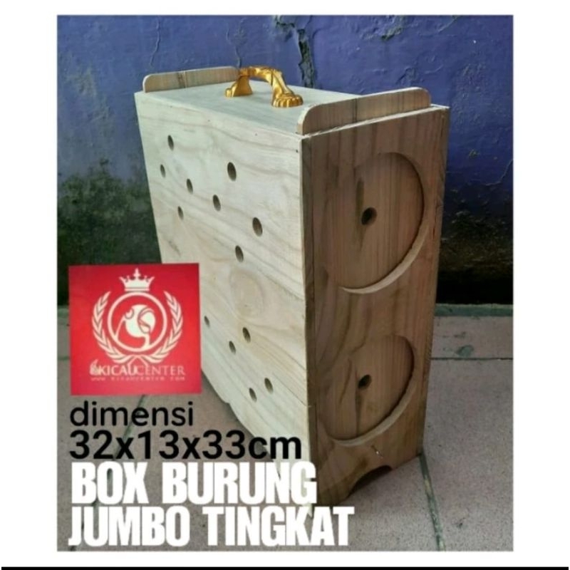 BOX BURUNG MERPATI FALK 2 TINGKAT MENTAH