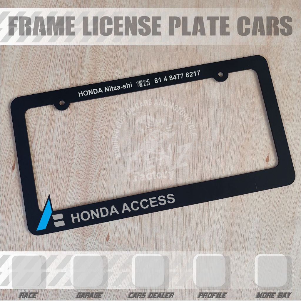 FRAME PLAT SIZE JDM DAN USDM HONDA ACCESS