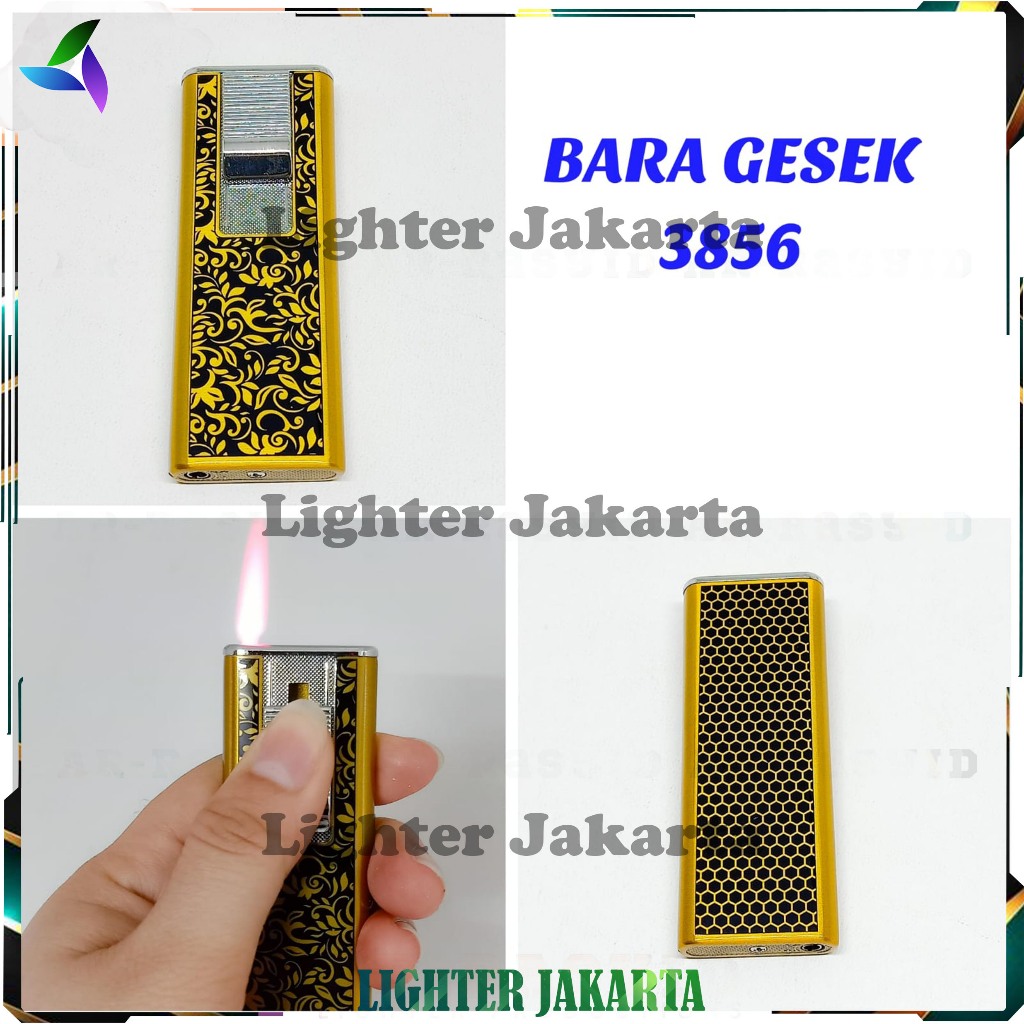 Korek Api Las Gas Gesek Motif Batik 3856