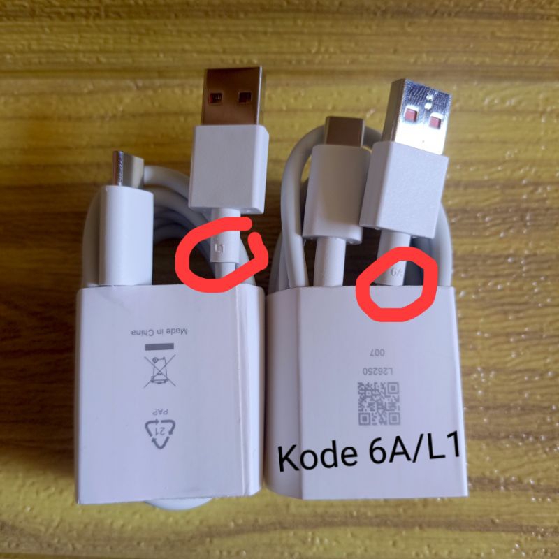 Kabel data Xiaomi turbo (6A/L2) ori bawaan hp