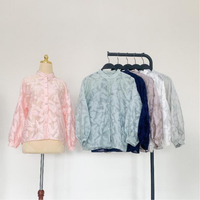 GROSIR LV624 (6PCS)  - Outer Blouse - Blouse Crop Top - Atasan Wanita Outer Blouse Bahan Premium - K