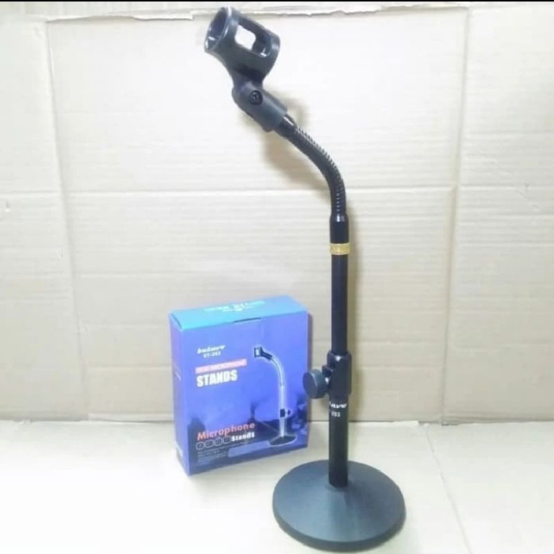 Stand mic Betavo ST-203 Tiang microphone pendek body besi