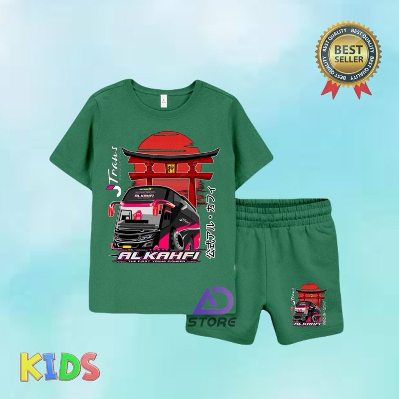 BIS MANIA AL KAHFI SETELAN KAOS ANAK UNISEX