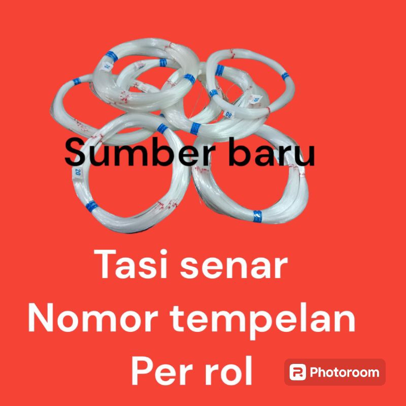 Senar tasi pancing nomor tempelan 6000 arwana