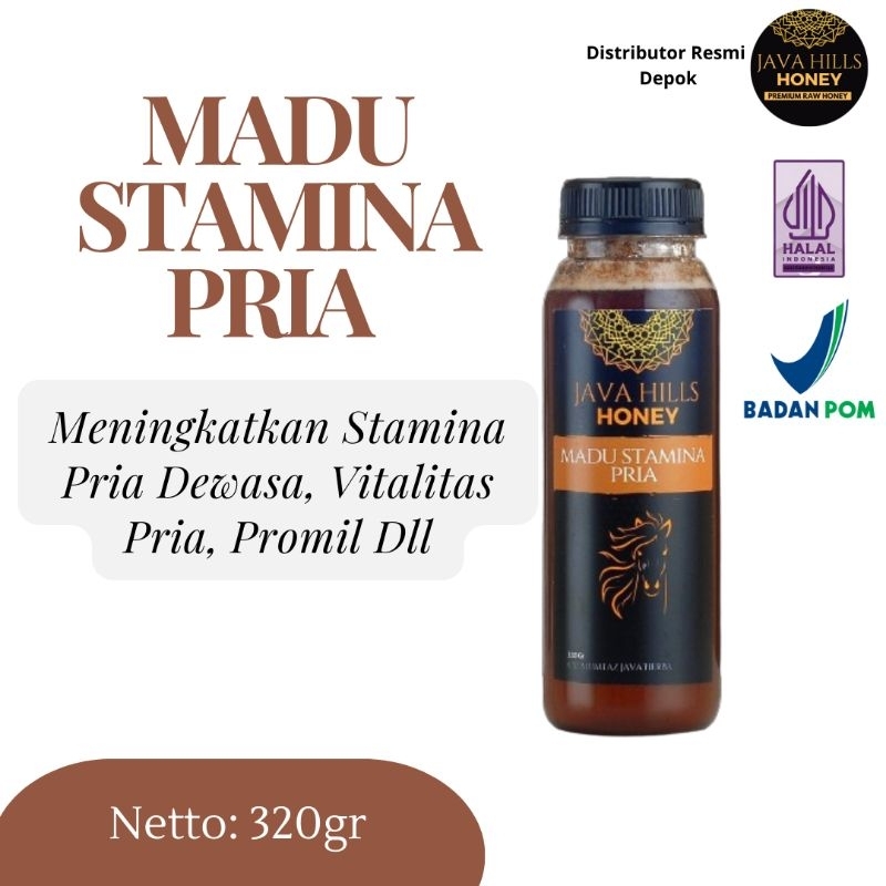 

Java Hills Honey Madu Stamina Pria 320gr