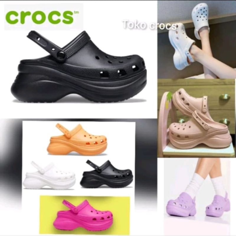 Crocs Classic Bae Clog / Sandal Wanita Crocs  classic bae clog / crocs Bae Clog platfrom