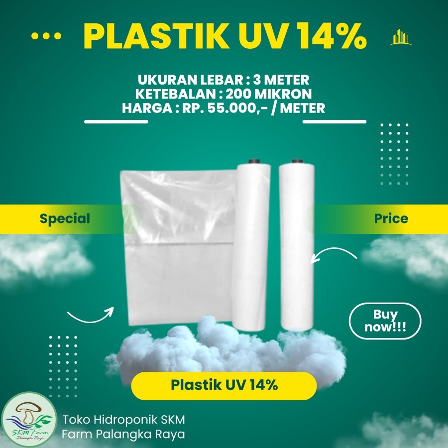 Plastik UV 3 meter Green house