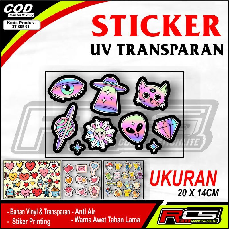 Stiker Case Tumblr Aesthetic - Stiker handphone/Stiker Lucu stiker uv transparan
