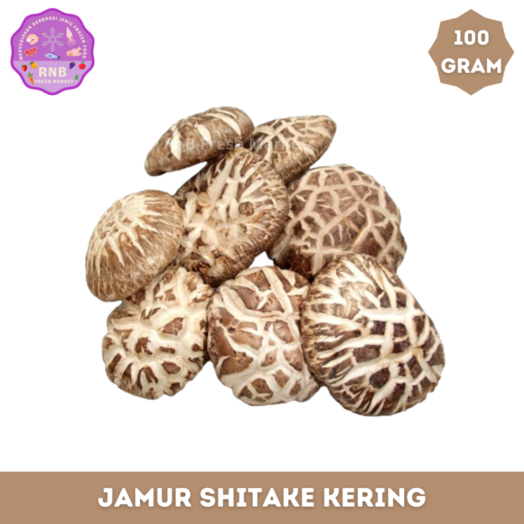 

Jamur Shiitake Kering Netto 100 Gram