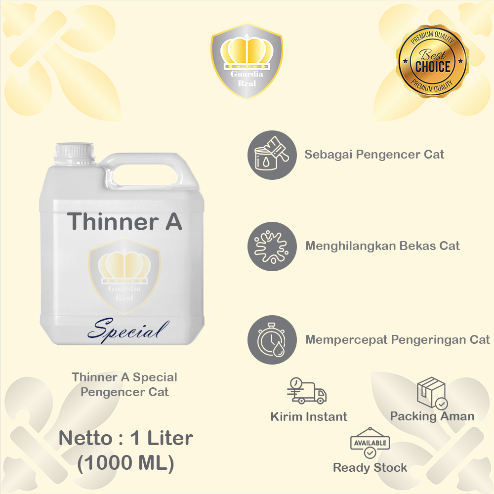 Thinner A Special 1 Liter/ Tiner A Special 1 Liter/ Tener A Special 1 Liter/ Thinner Cuci 1 Liter