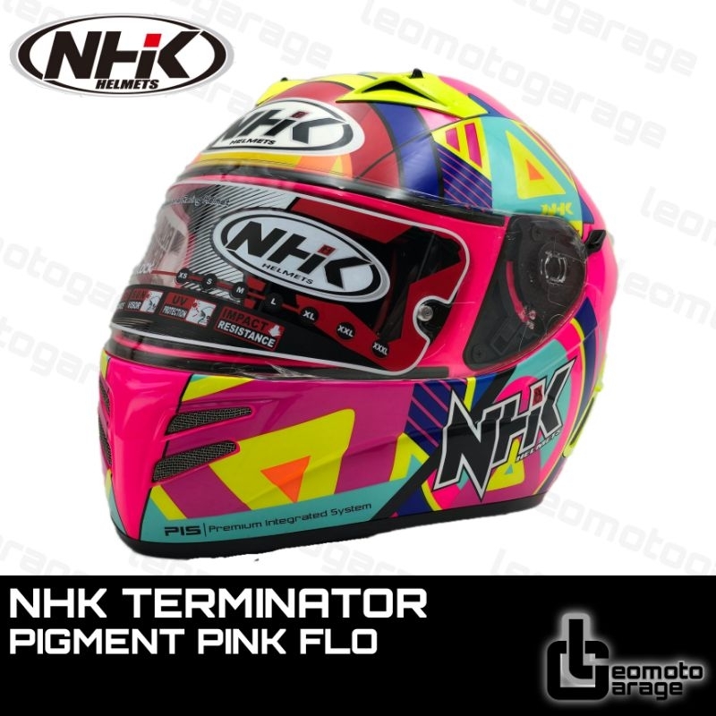 NHK TERMINATOR PIGMENT PINK FLO HELM FULL FACE