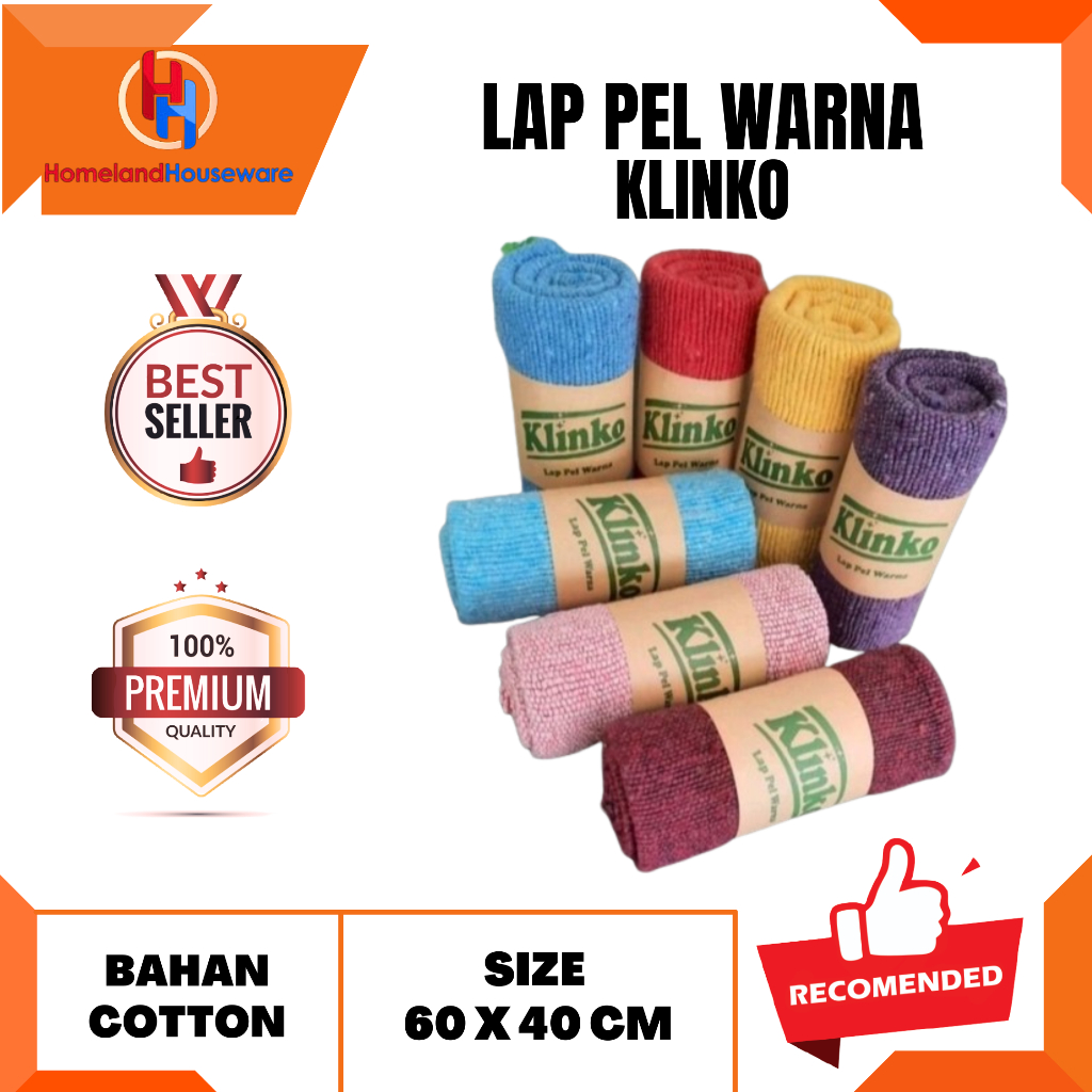 LAP PEL WARNA KLINKO/KAIN LAP PEL KLINKO/KAIN LAP SERBAGUNA KLINKO