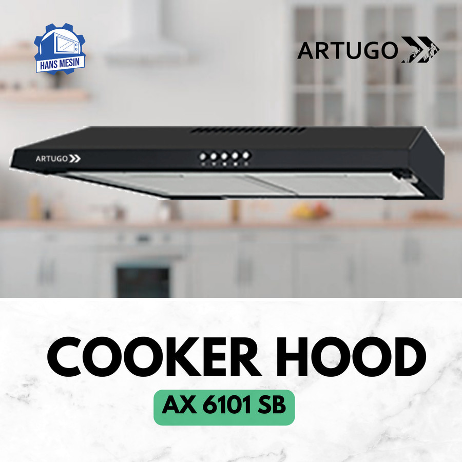 ARTUGO Cooker Hood AX 6101 SB - Slim Hood