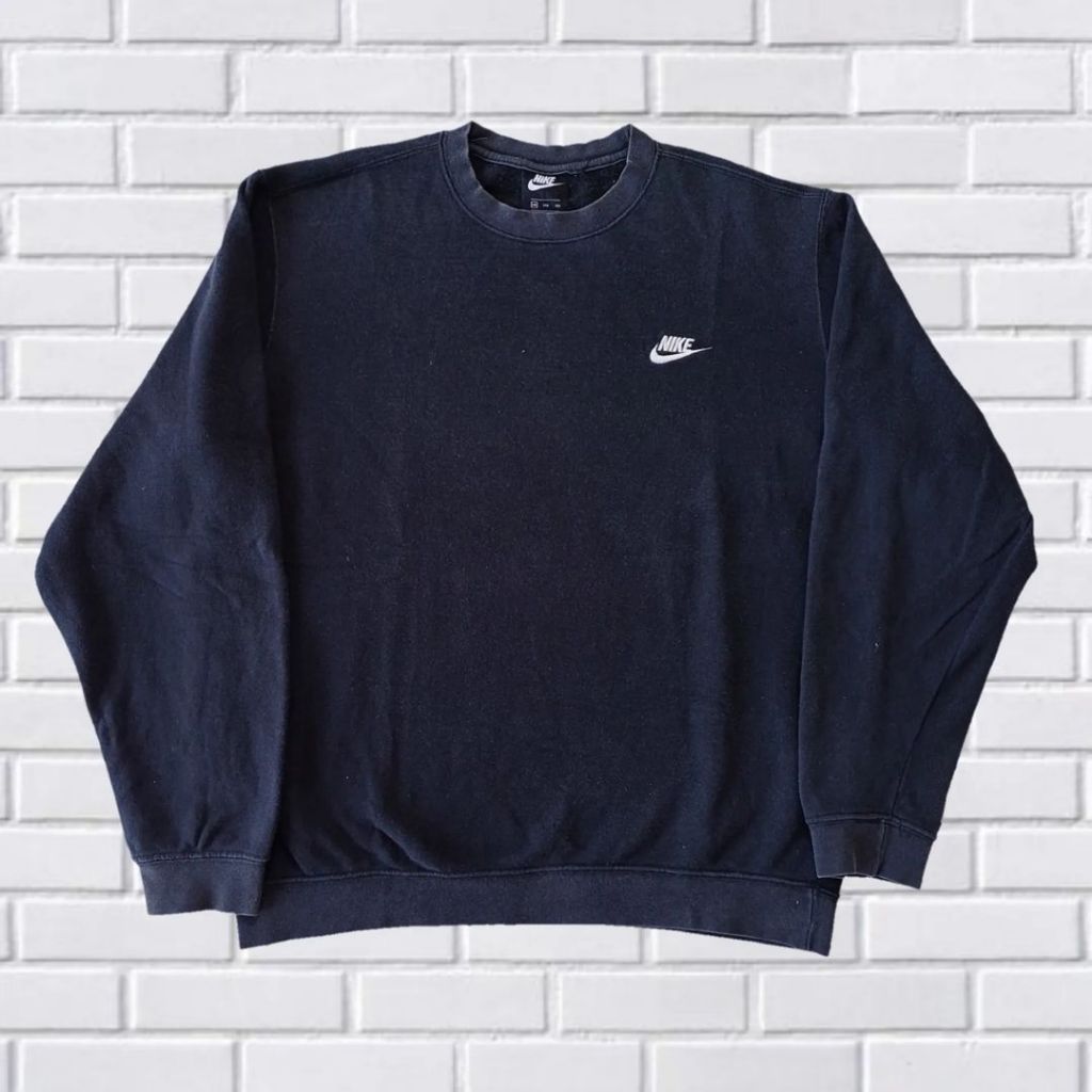 SWEATER CREWNECK NIKE SWOOSHORIGINAL, SIZE M (SECOND BRANDED) DONGKER, CN0118