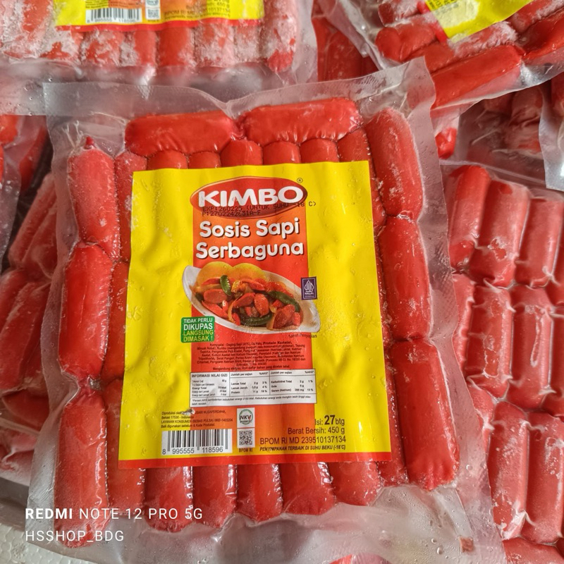 

Sosis Kimbo cocktail Merah 450gr