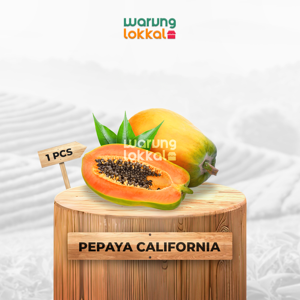 

Pepaya California 1 Pcs - Warung Lokkal