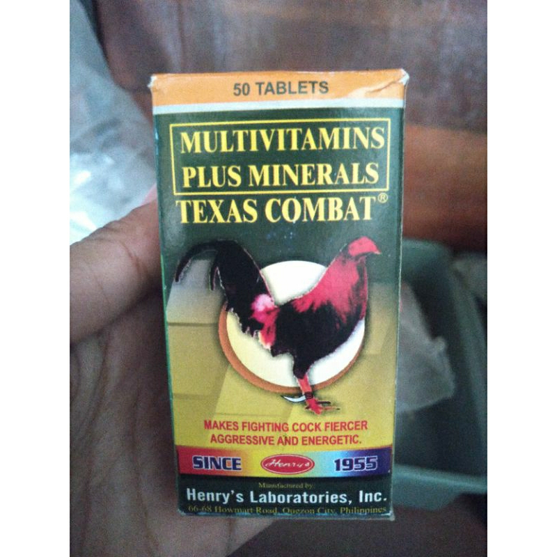 TEXAS COMBAT Multivitamin Plus Mineral Obat Vitamin ayam TEXAS COMBAT