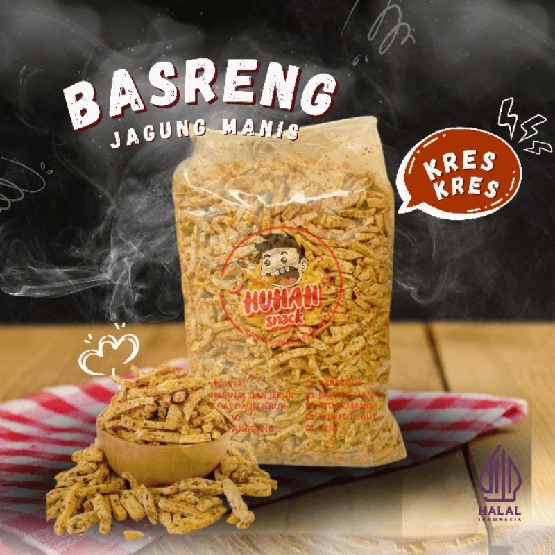 

BASRENG 1KG RASA JAGUNG MANIS BUMBU MELIMPAH GURIH