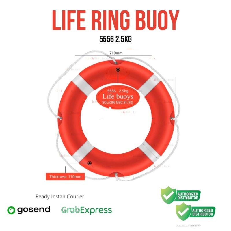 Pelampung Kapal Life Ring Buoy / Life Ring Buoy Marine safety