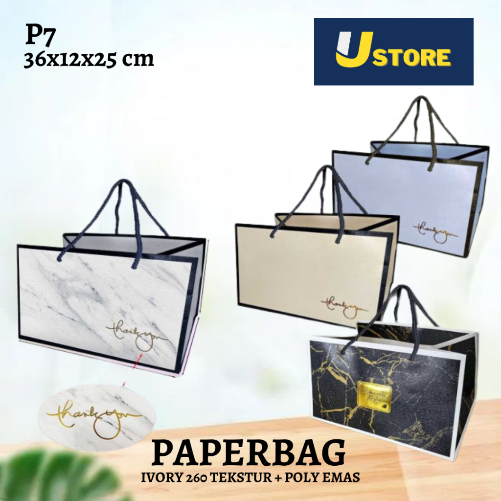 

PAPER BAG|POLOS|SOUVENIR|MURAH|KANTONG KERTAS|GOODIE BAG|PREMIUM|PB7