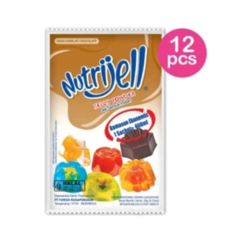 

Nutrijell Coklat 20/30gr Sachet