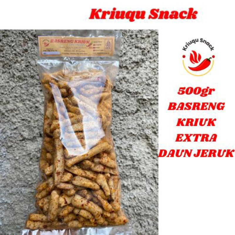 

500GR BASRENG IKAN TENGGIRI PEDAS DAUN JERUK KRIUQU SNACK