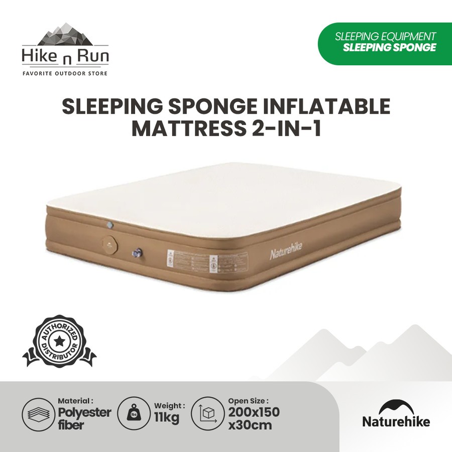 Matras Angin Camping Naturehike CNH22DZ026 Air Mattress Built in Air Pump