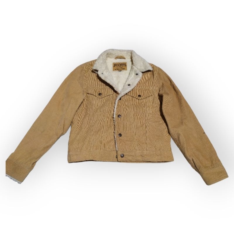 jaket jeans sherpa corduroy second/jaket corduroy/jaket sherpa/jaket pria wanita
