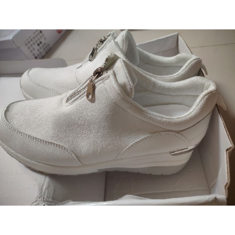 Sepatu Wedges Sofiya Original Putih