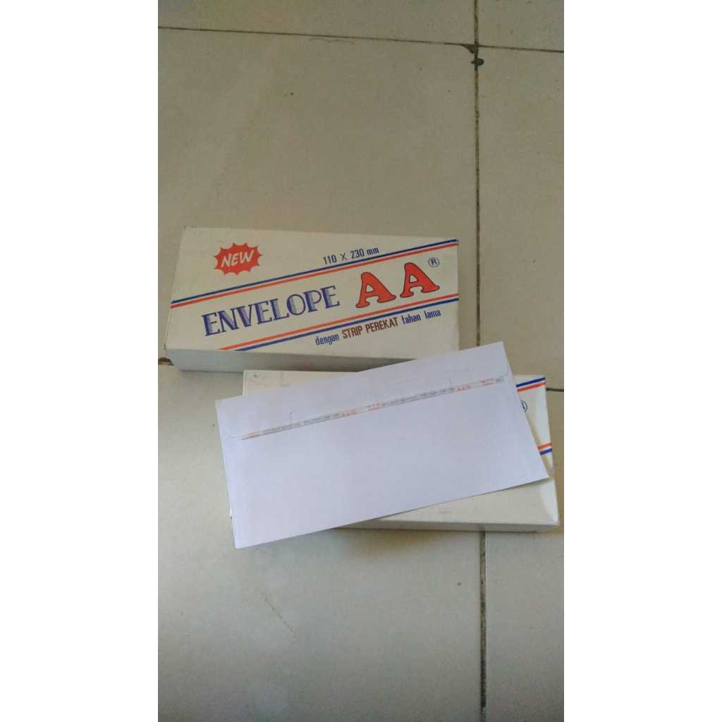 

Amplop putih no.90 (1 kotak)