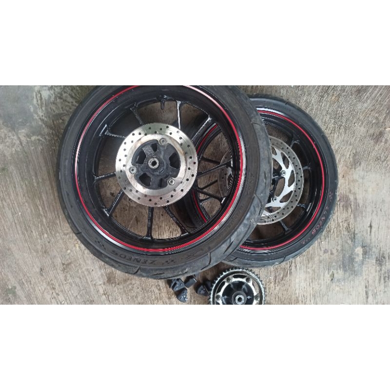 Velg r15 v3 original depan belakang set piringan nap gear tanpa ban