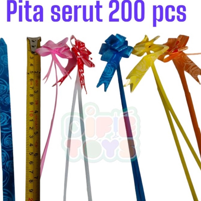 

Terbatas 2 pcs pita tarik 2 cm campur pita untuk kotak kado pita serut