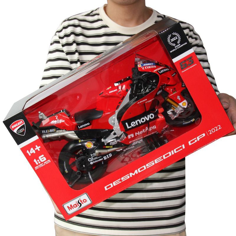 MAISTO 1:6 Diecast motogp ducati miniatur motor