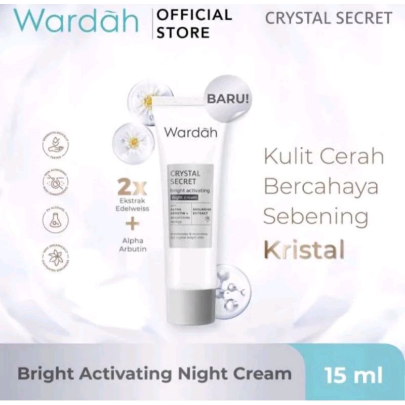 Wardah Crystal Secret Night Cream 15ml