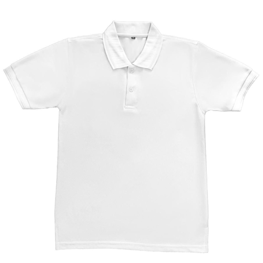 Kaos polos Polo Putih poloshirt pria | kaos kerah pria polo Putih lengan pendek