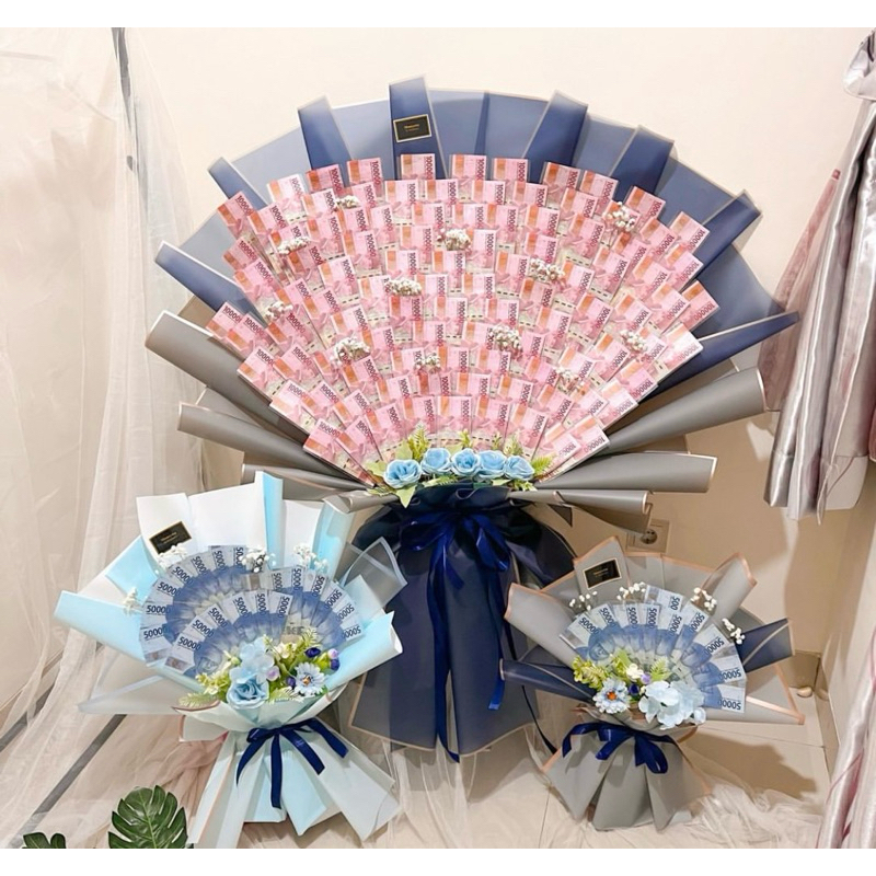 

bucket bunga dan uang