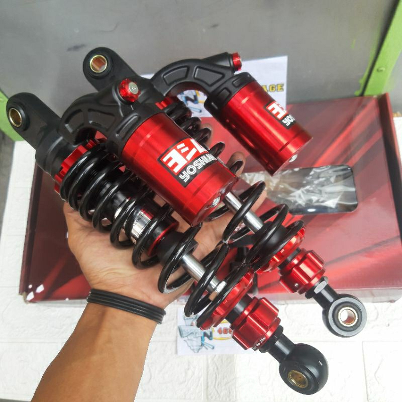 Shockbreaker Model DBS Black-Red matic & bebek 280mm 320mm 340mm|Shock Skok Copy Ktc Evo & Extreme R