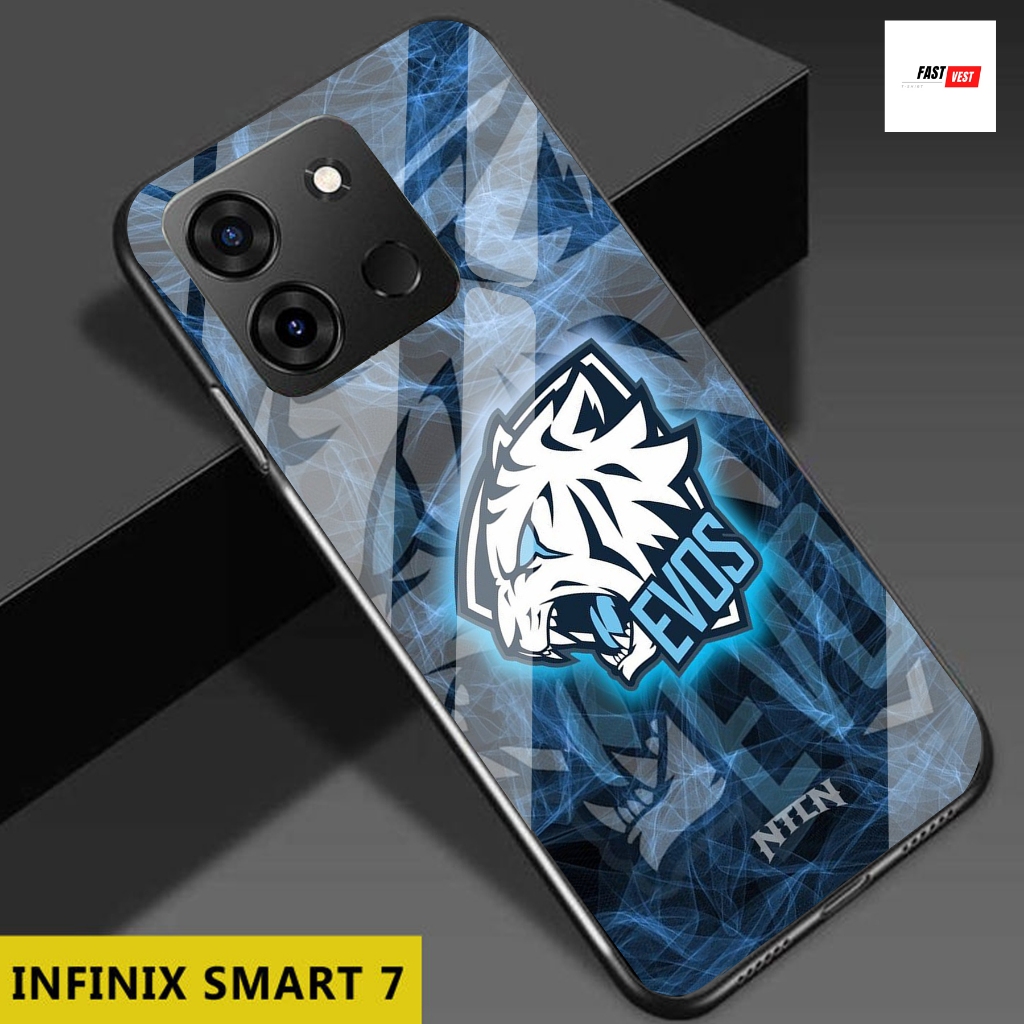 FV29 Softcase Glass Kaca Infinix Smart 7 2024 Terbaru Casing Handphone - Pelindung Handphone - Akses