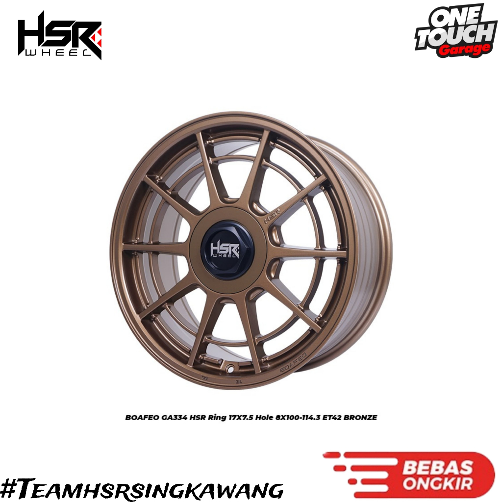 Velg mobil brio. mobilio, vios, city, avanza, grand livina, hsr boafeo ring 17
